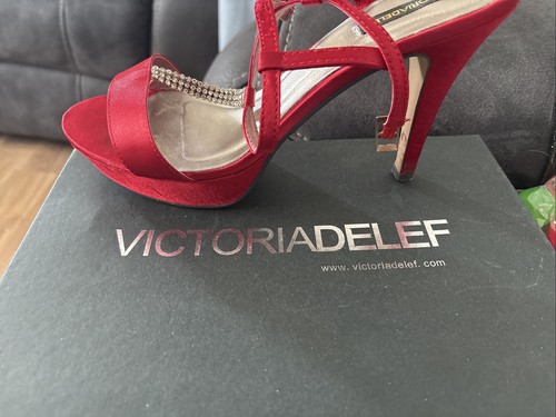 Women red high heel - women's, victoria