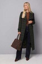 Wallis Green Coat Womens