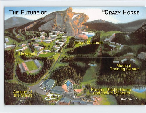 Postcard future crazy horse - of,