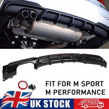 REAR BUMPER DIFFUSER FOR BMW 3 SERIES F30 F31 M SPORT BLACK M PERFORMANCE GLOSS