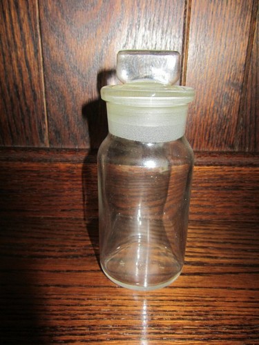 Vintage clear glass 14cm - vintage,