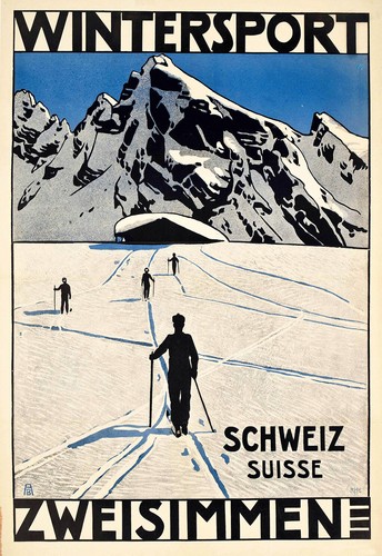 Wintersport zweisimmen ski - wintersport,