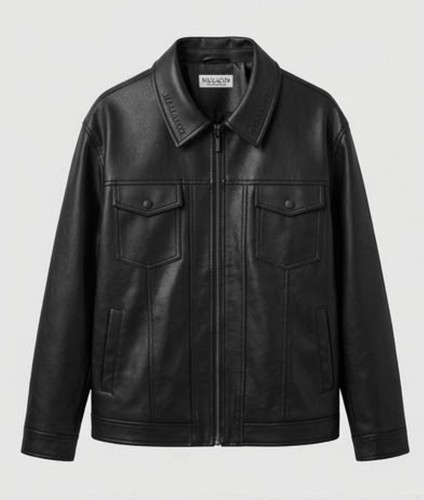 Mens black leather jacket - mens,