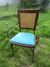 French grange Metal Armed Chair  - A Great Statement Piece
