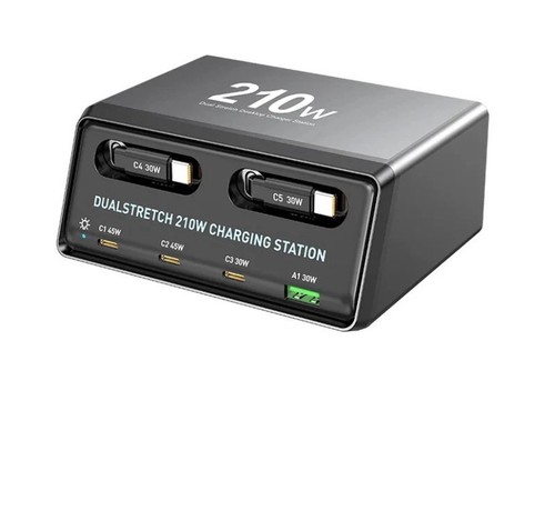 210w multi usb charger - 210w,