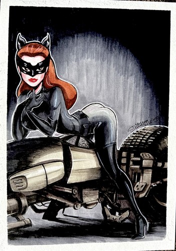Catwoman original art diego - art,