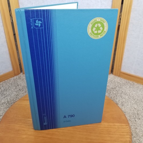 Blueline vintage ledger book - vintage,
