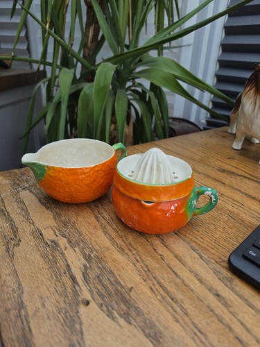 Vintage ceramic orange - vintage,