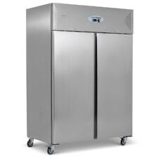 NEW KOLDBOX STAINLESS STEEL UPRIGHT DOUBLE DOOR GASTRONORM FREEZER RRP £1737