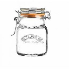 2 Kilner Vintage Square Glass