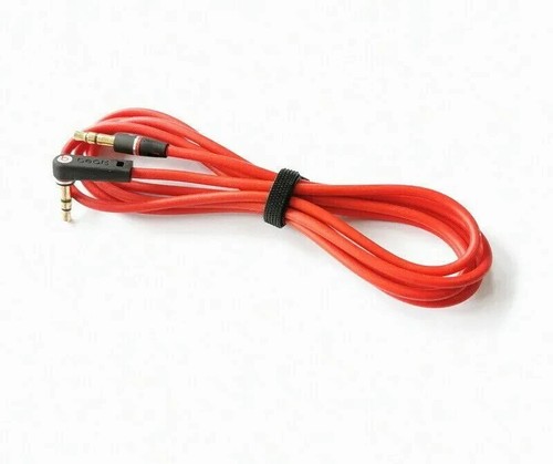 Red audio cable - audio,