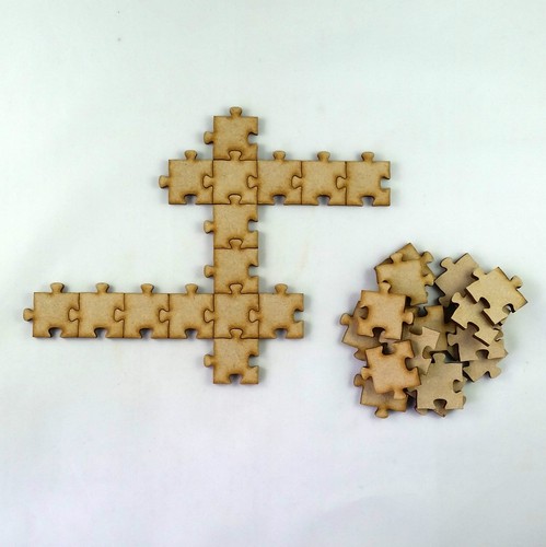 25x jigsaw puzzle pieces - 25x,