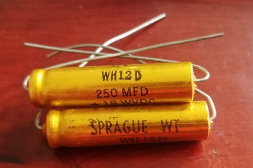 Sprague 250uf mfd 18v - ,