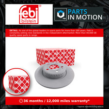 2x Brake Discs Pair Solid fits