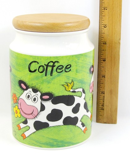 Dunoon funky farm coffee jar - funky,