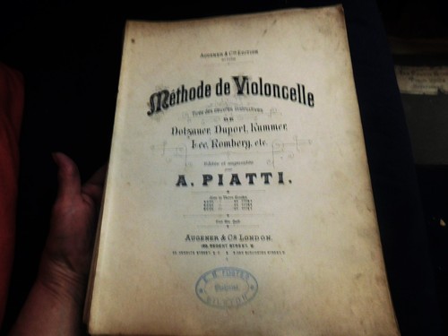 Antique sheet music - sheet, methode