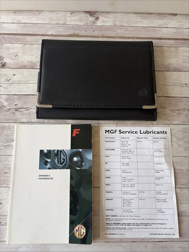 Mgf owners handbook - mgf,