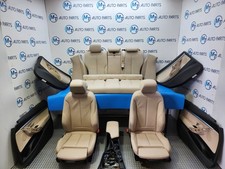 BMW 3 SERIES COMPLETE INTERIOR SEATS DOOR CARDS LEATHER OYSTER MANUAL F34 GT