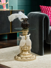 White Pair of Parrots Shaped