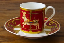 Villeroy Boch Carousel Nostalgie Heinrich Bunny Rabbit Cup and Saucer