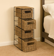 4 Drawer Slim Bathroom Storage