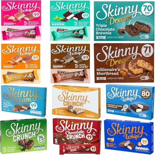 Skinny whip bars low calorie - bars,