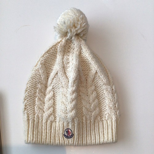 Moncler cream cable - cream,