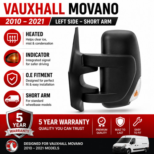 Vauxhall movano 2010 2021 left - movano,