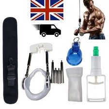 Growth Stretcher Pump Hanger Vacuum Cup Penis Enlargement Extender Bigger Men UK
