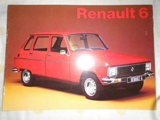 Renault 6 range brochure Jul
