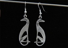 Greyhound Earrings - Whippet