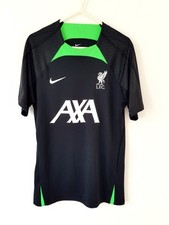 Liverpool Training Shirt. Small Adults. Official Nike. Black Football Top Only S