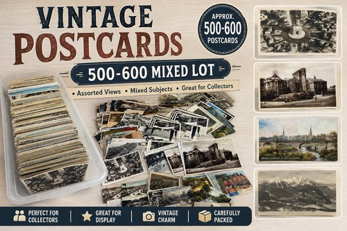 Mixed lot 500 600 - lot, postcards