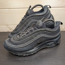Nike Air Max 97 Mens UK 7 EU 41 Triple Black Low Trainers Running Gym BQ4567-001