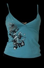 Jane Norman Cami Top Y2K Blue