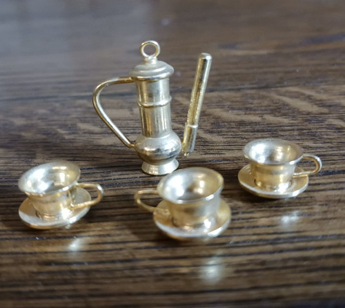 Vintage solid brass dolls - brass,