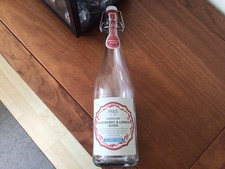 Empty M&S Clean Glass Soda Bottles ( Kilner Style)