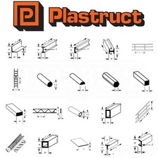 Plastruct styrene strip rods - plastruct,