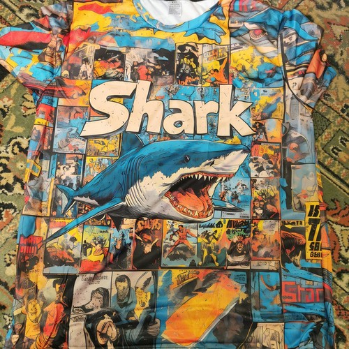 Shark great white comic - great, art