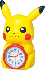 Seiko Clock Alarm Clock Place Character Pocket Monster  Pikachu Talking  JF384A