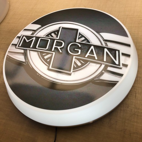 Morgan motors illuminated wall - motors,