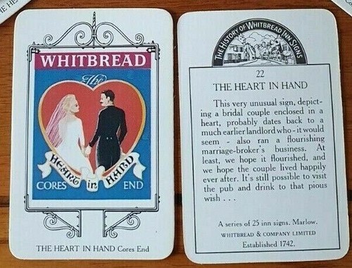 Whitbread inn signs the heart - whitbread,