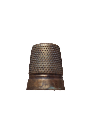 Brass thimble 2cm vintage - brass, 2cm,