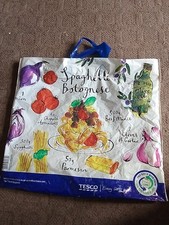 SPAGHETTI BOLOGNESE TESCO SHOPPING BAG, FREEPOST 