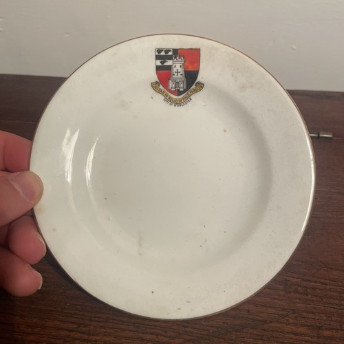 Unbranded crested ware plate - crested,