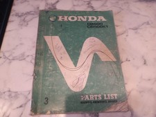 Honda CB500/K1 factory parts list 3. 1973