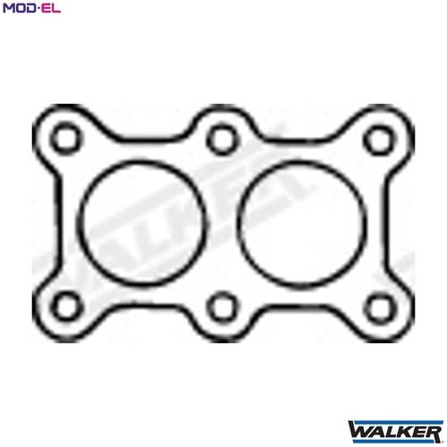 Gasket exhaust pipe 80486 for - gasket,