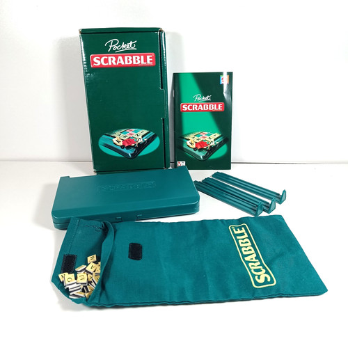 Mattel pocket scrabble - pocket, travel