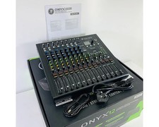 Mackie Onyx12 - 12 Trk/14 Channel Analogue Mixer/Multitrack Recorder USB SD 2022