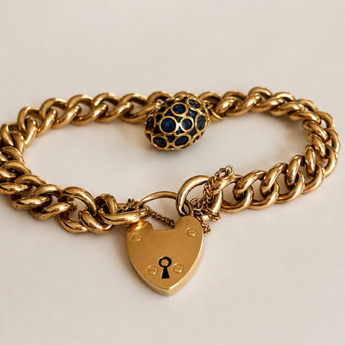 9ct rose gold chunky - chunky, link